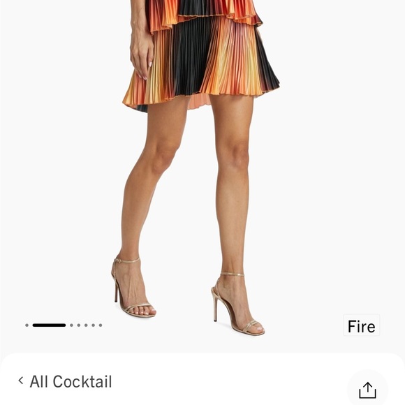 L’Idee Les Elements Danse Halter MiniDress size 4 NWT - Picture 2 of 11